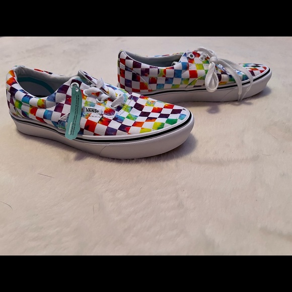 Rainbow VANS with comfy Cush inside - Picture 2 of 4